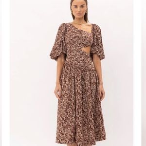 Sofie The Label Flora Cut Out Midi NWT